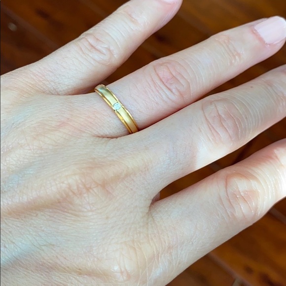 14k Solid Real Gold Wedding Engagement Band Ring